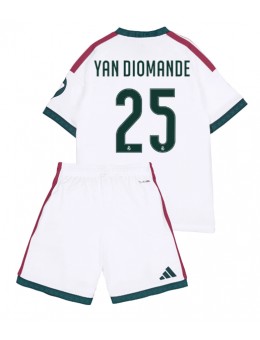 Real Madrid Yan Diomande #25 Replika Hemmakläder Barn 2026-27 Kortärmad (+ byxor)